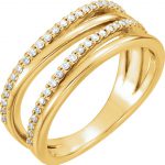 14K Yellow 1/4 CTW Diamond Ring - 123138