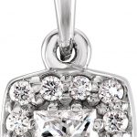 Platinum 1/4 CTW Natural Diamond Pendant - 652193