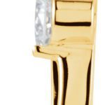 14K Yellow 1/2 CTW Natural Diamond Freeform Pendant - 85966