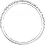 Platinum 1/5 CTW Natural Diamond Band - 68871