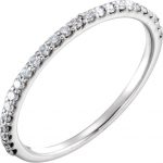 Platinum 1/5 CTW Natural Diamond Band - 68871