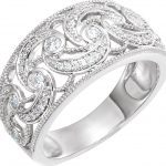 14K White 1/3 CTW Natural Diamond Ring - 652457