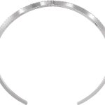 14K White 3/4 CTW Natural Diamond Cuff 6" Bracelet - 652354