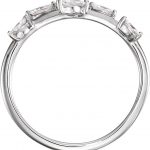 Platinum 1/4 CTW Diamond Leaf Ring - 122971