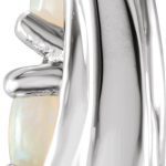 Platinum Natural Opal Three-Stone Pendant - 86508