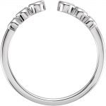 Platinum 1/4 CTW Diamond Negative Space Ring - 123339