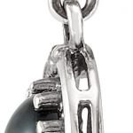 Sterling Silver Natural Onyx Pendant - 85245