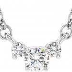 Platinum 1/3 CTW Natural Diamond 16-18" Necklace - 86615