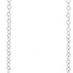 14K White .05 CTW Natural Diamond Triangle 16-18" Necklace - 652301