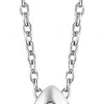 14K White 1/8 CTW Natural Diamond 16-18" Necklace - 652661