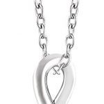 14K White 1/5 CTW Natural Diamond Freeform 16-18" Necklace - 652669