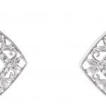 Sterling Silver 1/5 CTW Natural Diamond Filigree Earrings - 69489