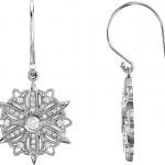 Sterling Silver 1/2 CTW Natural Diamond Vintage-Inspired Earrings - 85351