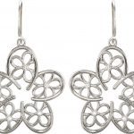 Sterling Silver 1/6 CTW Natural Diamond Flower Earrings - 85403