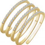 14K Yellow 1/2 CTW Natural Diamond Spiral Ring - 652676