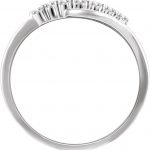 14K White 1/5 CTW Natural Diamond Ring - 653029