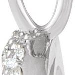 Platinum 1/3 CTW Natural Diamond Crescent Moon 16-18" Necklace - 86692