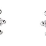 Sterling Silver 1/2 CTW Natural Diamond Halo-Style Earrings - 86664