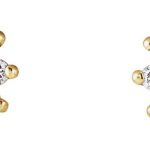 14K Yellow 1/2 CTW Natural Diamond Halo-Style Earrings - 86664