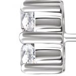 14K White 1/2 CTW Natural Diamond Cluster Earrings - 652936