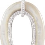 Sterling Silver Mother of Pearl Pendant - 69586