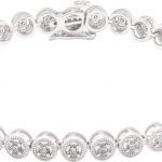 14K White 1 CTW Natural Diamond 7" Bracelet - 69492