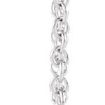 14K White 1/5 CTW Natural Diamond Granulated Filigree 18" Necklace - 652605