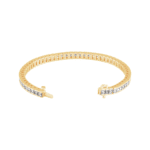 18K Yellow 9 CTW Natural Diamond Line 7 1/4" Bracelet - 67503