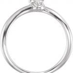 Platinum 1/4 CTW Diamond Two-Stone Ring - 123415