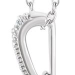 14K White/Yellow 1/6 CTW Natural Diamond Halo-Style 16-18" Necklace - 652657