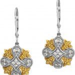 14K White/Yellow 1/2 CTW Natural Diamond Earrings - 65704