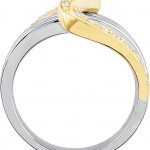 14K White/Yellow 1/3 CTW Natural Diamond Ring - 68758