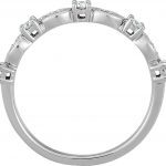 Platinum 1/5 CTW Natural Diamond Stackable Ring - 68970