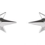 Platinum .03 CTW Natural Diamond Star Earrings - 86749