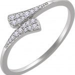 14K White 1/10 CTW Natural Diamond Ring - 652126