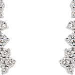 Platinum 1/3 CTW Natural Diamond Ear Climbers - 86738