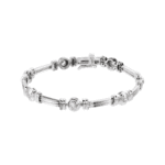 14K White 1 CTW Natural Diamond 7 1/4" Bracelet - 61725