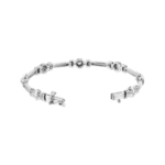 14K White 1 CTW Natural Diamond 7 1/4" Bracelet - 61725