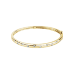 14K Yellow 1/2 CTW Diamond Bangle 6 3/4" Bracelet - 60890