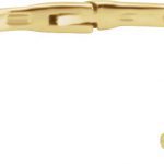 14K Yellow 1/4 CTW Natural Diamond Bangle 6" Bracelet - 65101