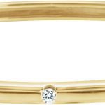 14K Yellow 1/4 CTW Natural Diamond Bangle 6" Bracelet - 65101