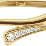 14K Yellow 1/4 CTW Natural Diamond 6 1/2" Bangle Bracelet - 65468