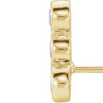 14K Yellow 1/2 CTW Natural Diamond Ear Climbers - 86701