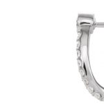 Platinum 1/3 CTW Natural Diamond J-Hoop Earrings - 86816