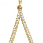 14K Yellow 1/4 CTW Natural Diamond 18" Necklace - 651980