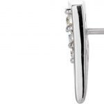 Platinum 1/6 CTW Natural Diamond Geometric Earrings - 86842