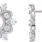 Platinum 1/3 CTW Natural Diamond Earrings - 86834