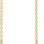 14K Yellow 1/4 CTW Natural Diamond Hinged Hoop Chain Earrings - 653461