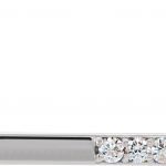 Platinum 1/5 CTW Natural Diamond Bar 16-18" Necklace - 86773