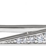 14K White .05 CTW Natural Diamond Bar 18" Necklace - 653499